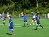 Laatste training S.K.N.W.K. JO11-1JM van seizoen 2022-2023 (partijtje tegen de ouders) (97/221)